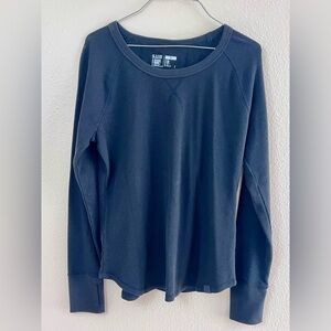 5.11 Tactical Women’s Black Henley Waffle Knit Top Sweater